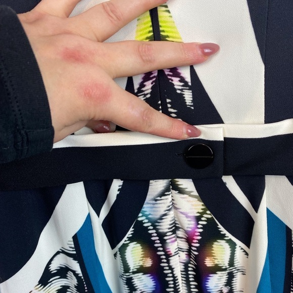 Peter Pilotto Graphic Design Paisley Cottagecore Sheath Dress Size 6. - Picture 7 of 13